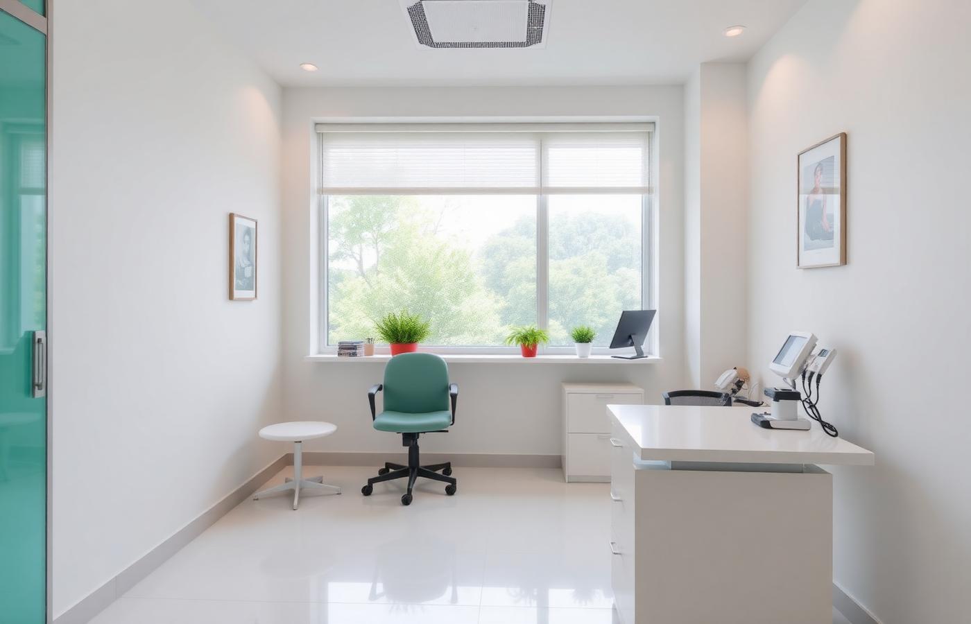 Consultation room at Satya Narayan Memorial Health Care, Raipur
